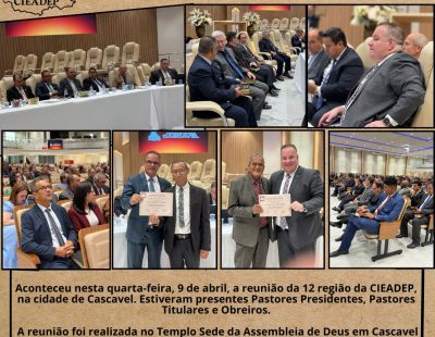 INFORMATIVO DECOM- CIEADEP Reunião da 12ª Região CIEADEP-Cascavel/PR