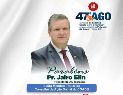 INFORMATIVO DECOM-CIEADEP-O DECOM, na pessoa do seu presidente, Pr. Perci Fontoura, parabeniza a todos os diplomados nos respectivos cargos.